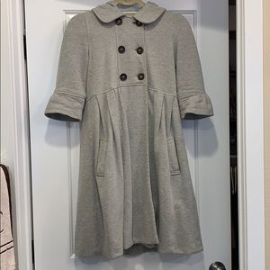 Grey knit jacket